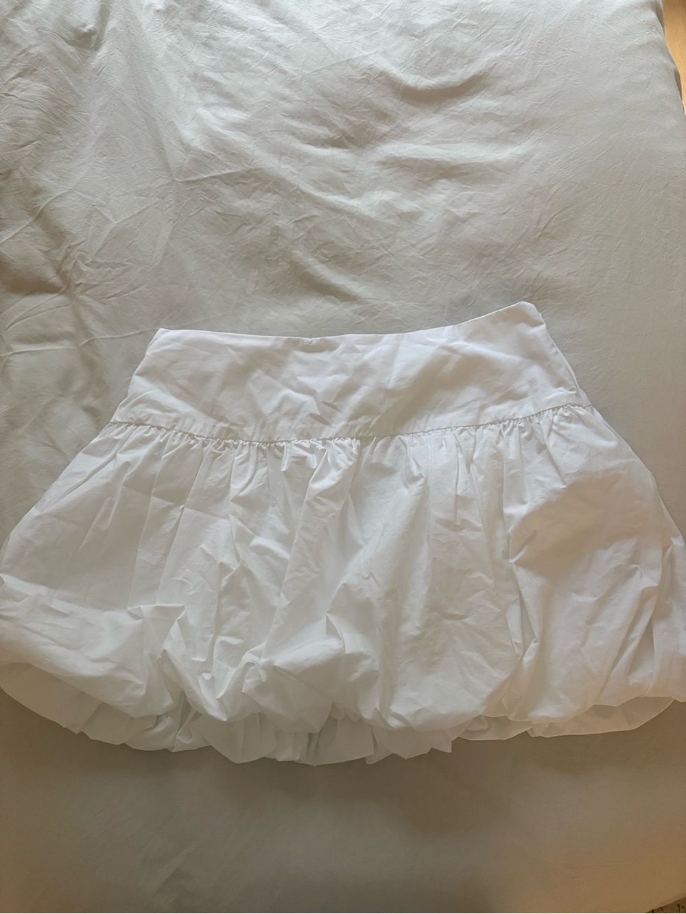 Abercrombie & Fitch Drop-Waist Bubble Hem Mini Skort